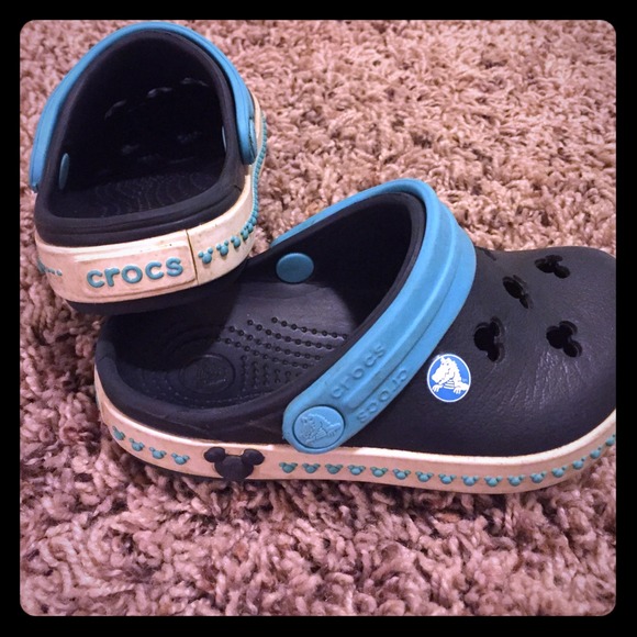 Children's Crocs Gently Worn&very popular Mickey
