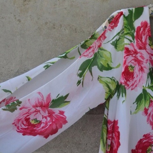 SOLD! / New Floral Print Dress - Picture 3 of 4