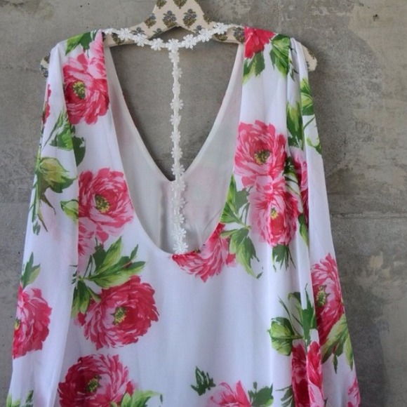 SOLD! / New Floral Print Dress - Picture 4 of 4