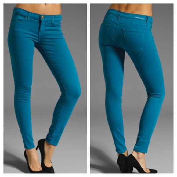 Current/Elliott Ankle Skinny Blue Canteen