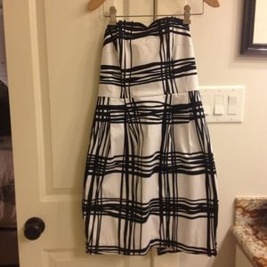 Express strapless dress