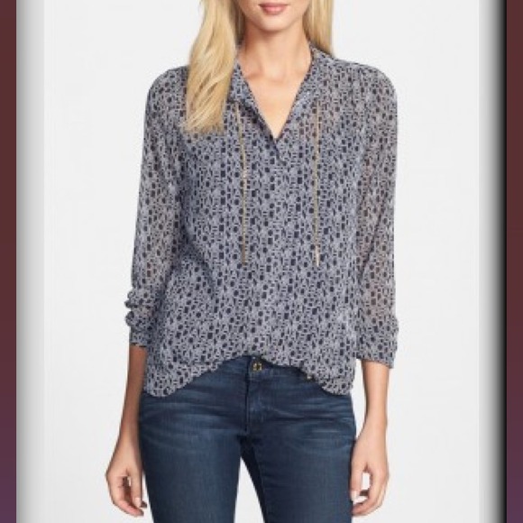 Michael michael kors top with gold chain