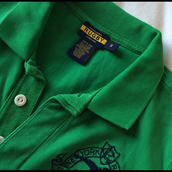 Women's Ralph Lauren RUGBY Polo Shirt Size Small - Picture 2 of 2