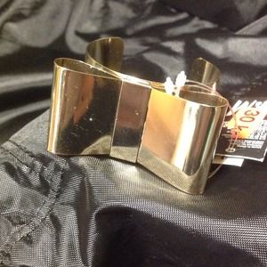 Gold Bow Cuff