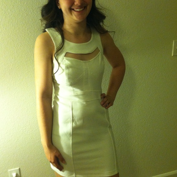 Urban Outfitters Sparkle and Fade cut out dress