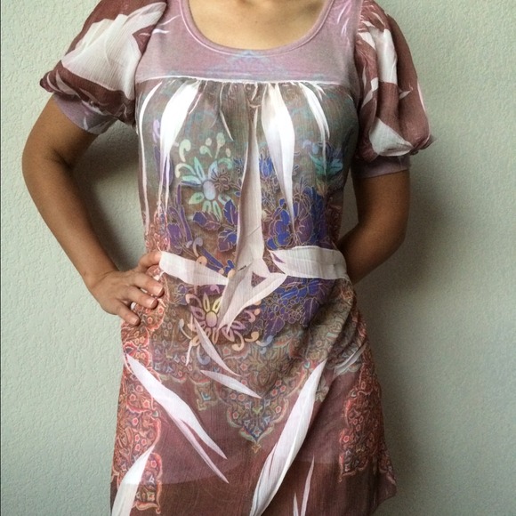 Women's Romeo & Juliet Couture Sheer Poly/Ryon