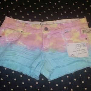 Wet Seal Tye Dye shorts