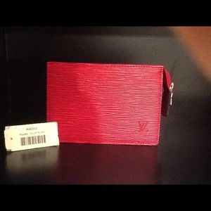 Louis Vuitton epi leather, RED