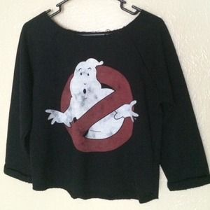 Ghostbusters cropped sweatshirt
