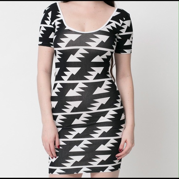 American apparel scoop back mini dress