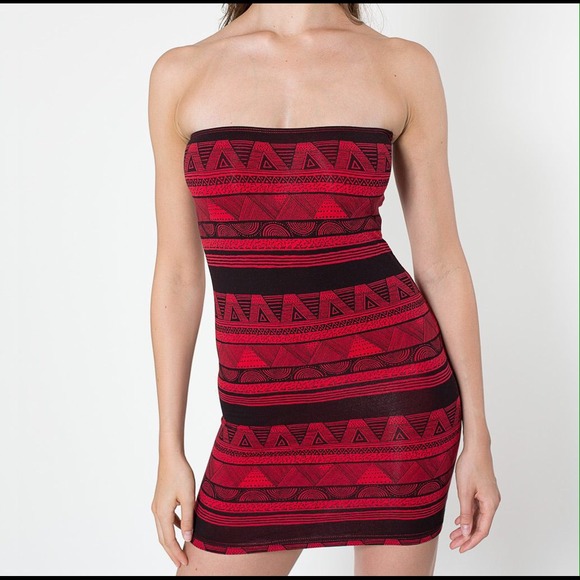 American apparel tribal tube dress