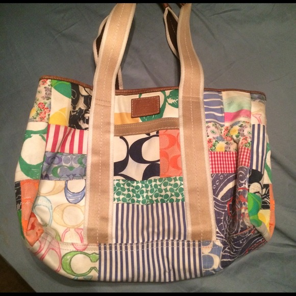 Colorful coach purse!