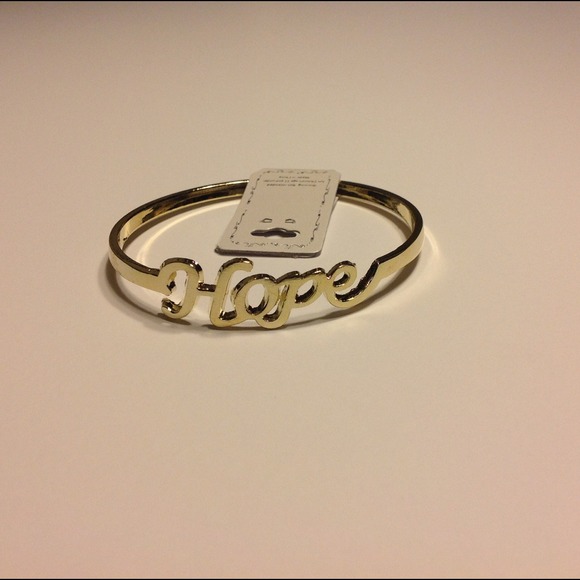 Gold "Hope" bracelet