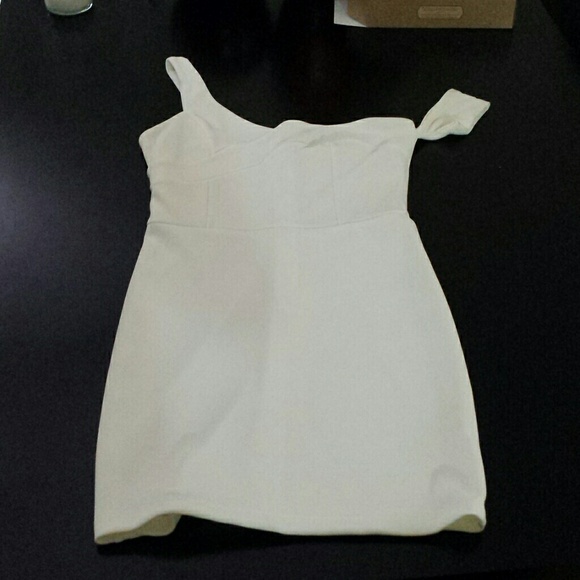 White mini dress