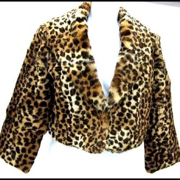 Leapord Print Bebe Jacket