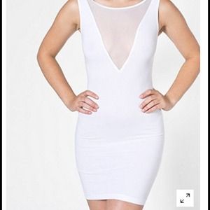 Very sexy spandex american apparel v-neck dress