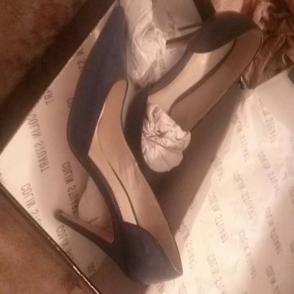 Blue grey pumps for elizabeth13