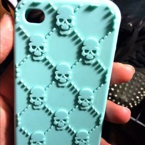 Mint blue iPhone 4/4s case