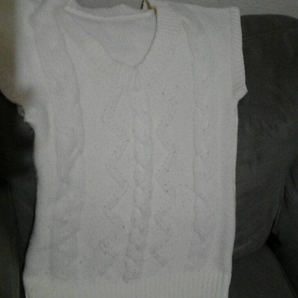 Hand made short sleeve sweater