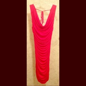 Aqua Ruched Cocktail Dress - Size S (Fits XS/S)