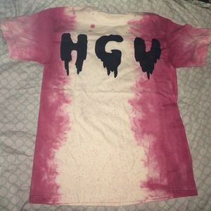 Pink dyed t shirt still new