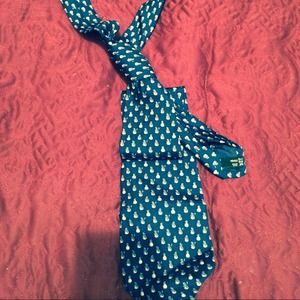Authentic, handmade Salvatore Ferragamo SILK tie!