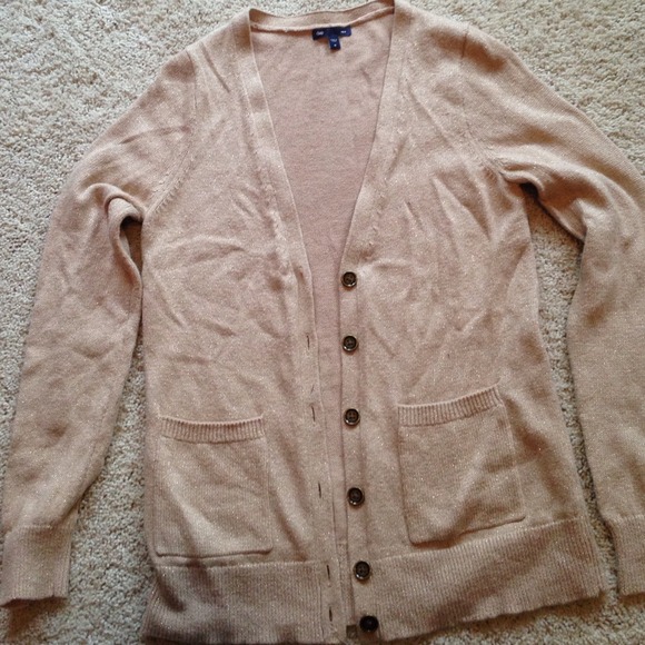 Gap gold cardigan