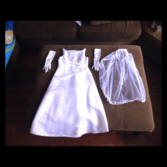 Flower girl communion dress