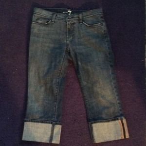 7 for all Mankind cropped jeans.