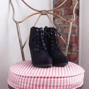 Black Mossimo Ankle Boots