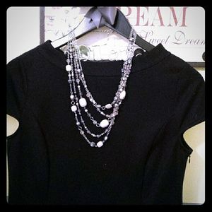 Classic "Audrey Hepburn" type cap sleeve dress