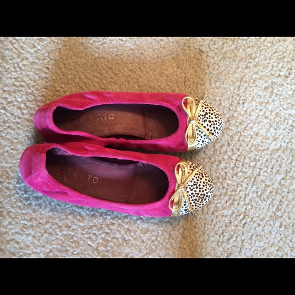 Ballet suede flats