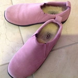Like New Pink UGG Slip On Clogs