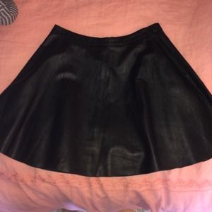 Leather skirt
