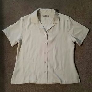 Collared Shirt 100% Silk