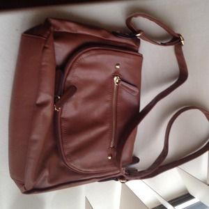 Brown Aldo cross body bag