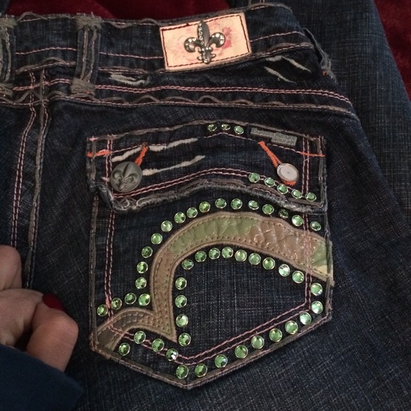 Laguna Beach Crystalized jeans! Low rise boot 30