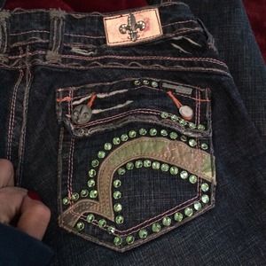 Laguna Beach Crystalized jeans! Low rise boot 30