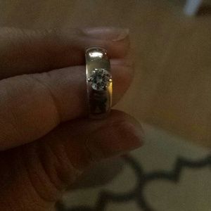 14 kt diamond ring!