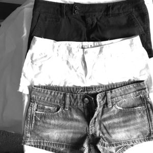 3 pairs of American Eagle jean shorts
