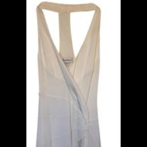 Bebe White silk cocktail dress