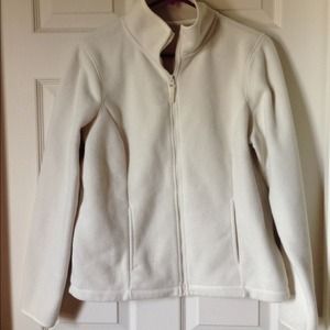 White Zip Up Fleece