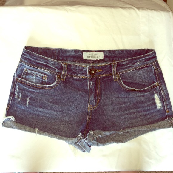 Vintage Aéropostale jean shorts