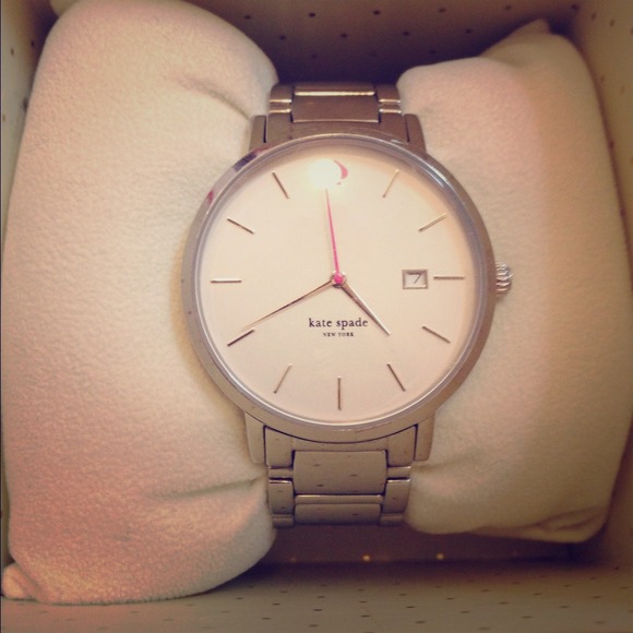 Silver Gramercy Grand Kate Spade Watch