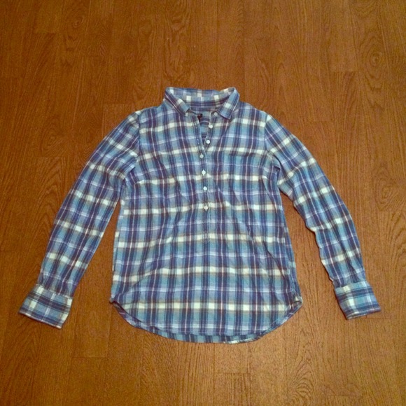 Jcrew flannel top