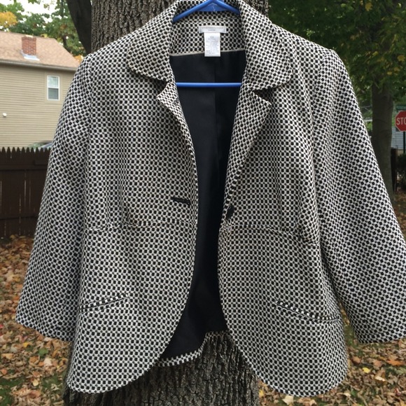 LINED, CROPPED JACKET - Picture 1 of 2