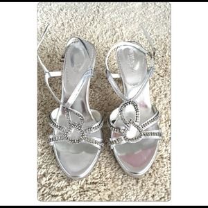 Silver heels
