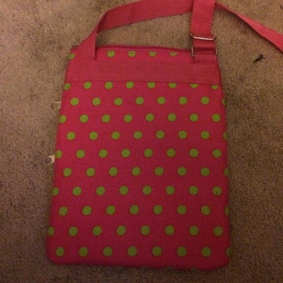 Pink Polka Dot Shoulder Strap Purse - Picture 2 of 4