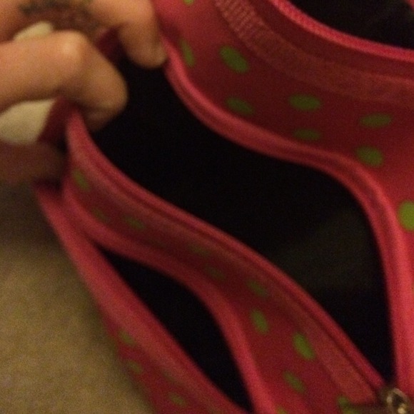 Pink Polka Dot Shoulder Strap Purse - Picture 3 of 4