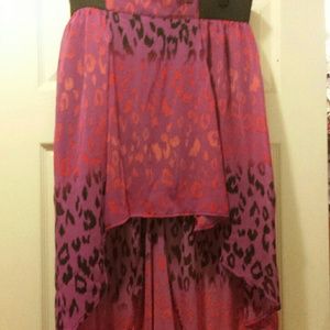 Beautiful hi lo skirt